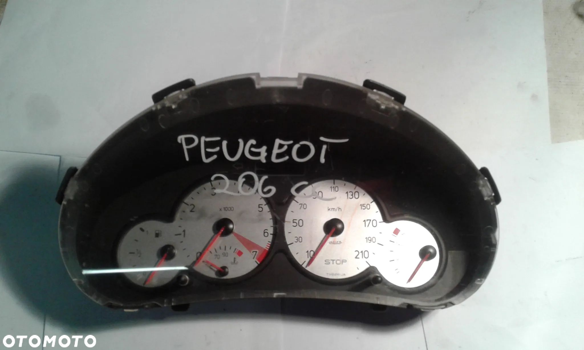 PEUGEOT 206 LIFT LICZNIK ZEGARY EU 9645847380 - 1