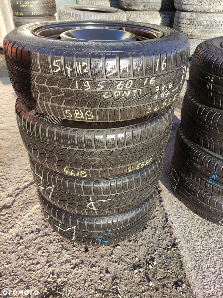 5x112 Felgi Stalowe Stal 16 Koła Zimowe Zima BMW SERIA 1 F40 2 F44 Active Tourer Gran Tourer F45 F46 195/60 6,5mm Mercedes C W204 B W246 Legnica Komplet - 2