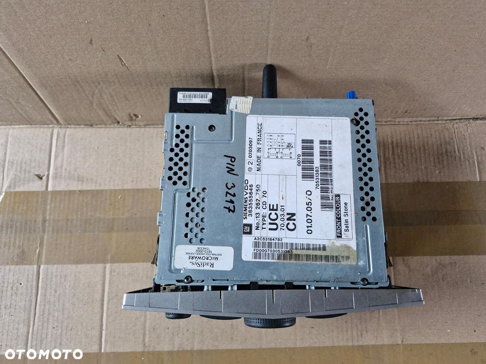Radio CD 70 NAVI Opel Astra H III Zafira B  PIN - 2