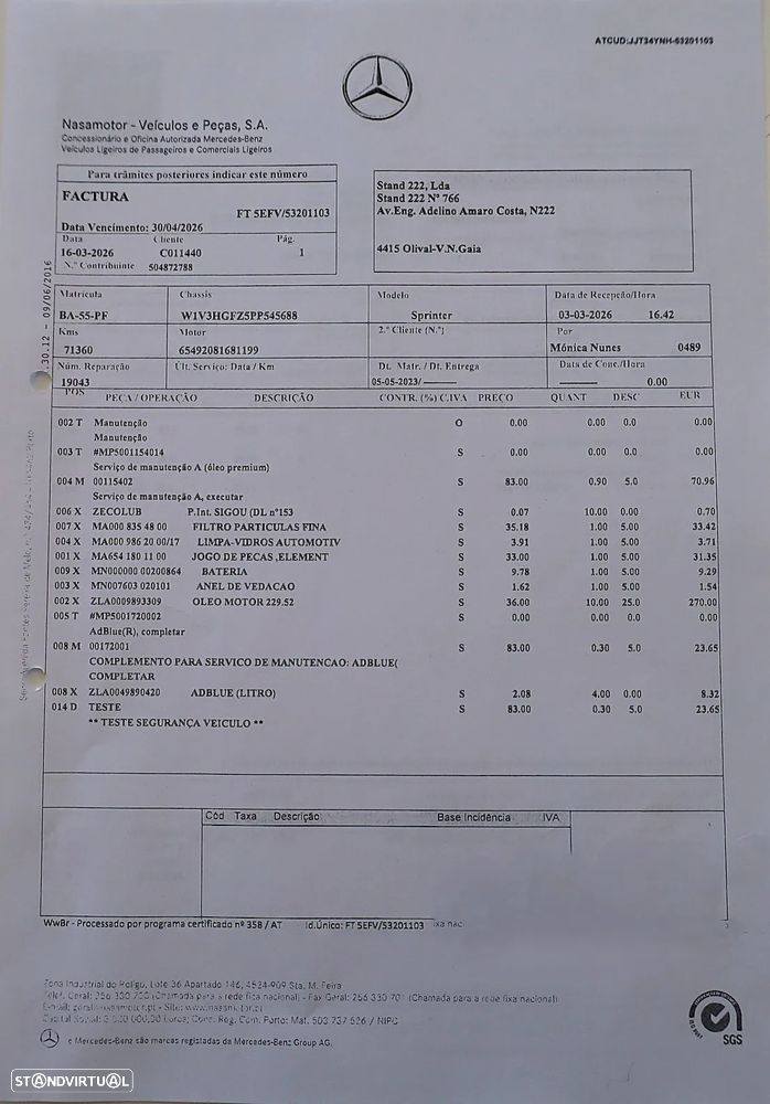 Mercedes-Benz Sprinter 315 CDI/43 CD Pro - 45