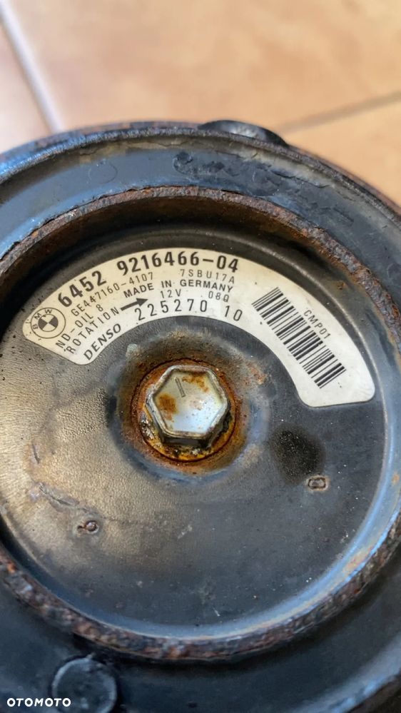 BMW F30 F10 F12 F01 SPRĘŻARKA KLIMATYZACJI N20 N57 9216466 - 6