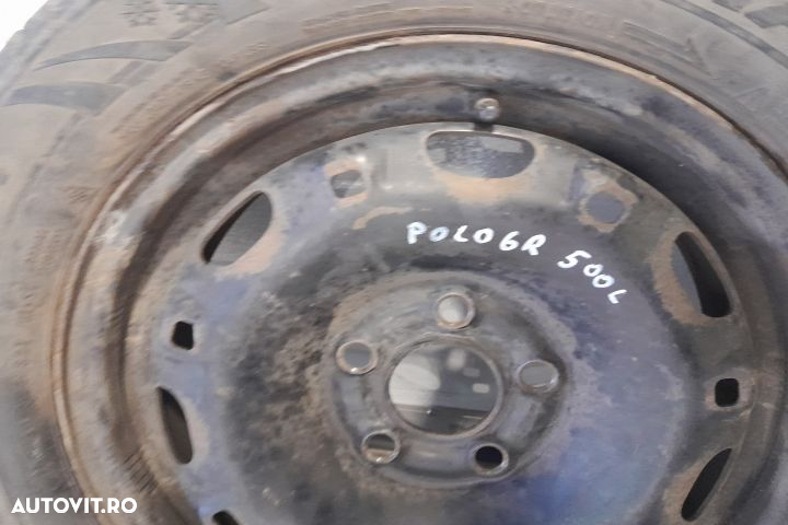 Jante tabla cu anvelope 14 - set 185/60 R14 Volkswagen VW Polo 5 6R [ - 2