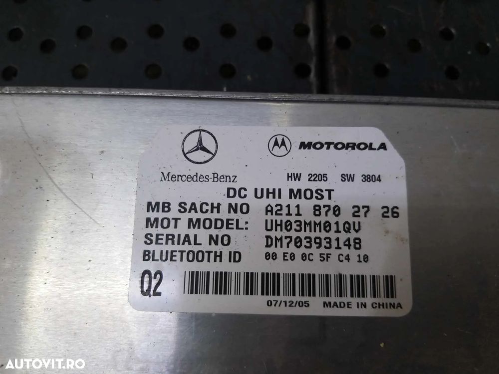 Modul bluetooth mercedes e class w211 a2118702726 - 2