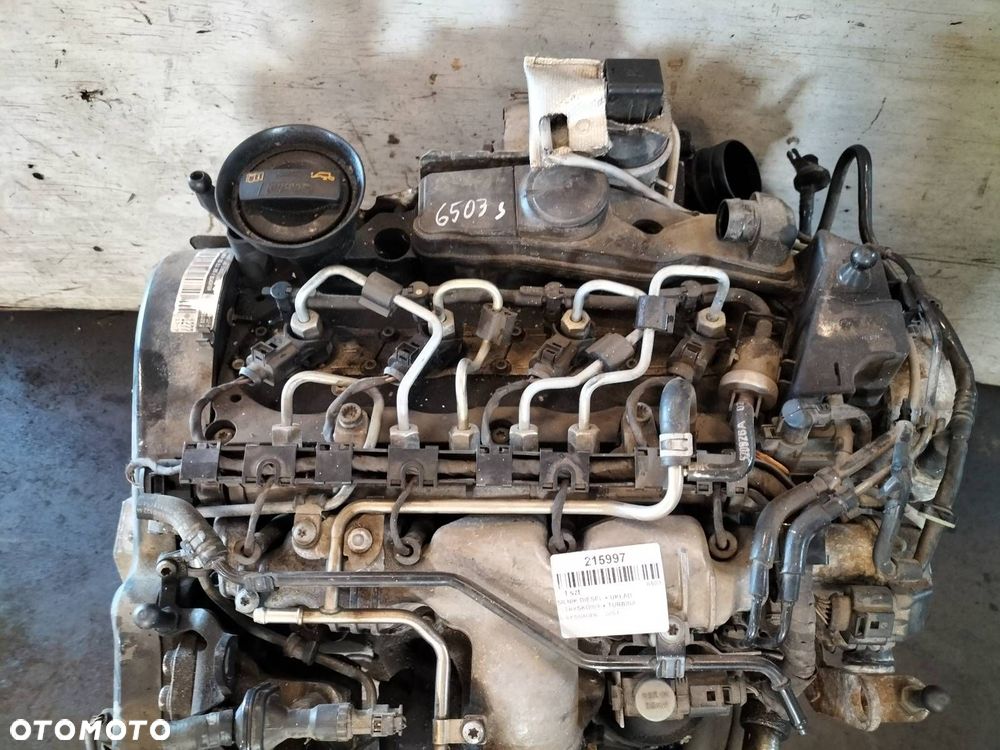 SILNIK DIESEL + UKŁAD WTRYSKOWY + TURBINA VOLKSWAGEN GOLF VI CBDC 2.0 TDI - 10