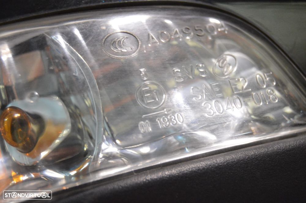 ESPELHO ESPELHOS RETROVISOR RETROVISORES ESQUERDO DIREITO ELETRICO AQUECIDOS LUZ PRESENÇA PISCA PISCAS JAGUAR 3303050 A049504 3040018 E2053040 JAGUAR XF I 1 MK1 X250 2.7 D 207CV ELD 11190808 0344109 - 9