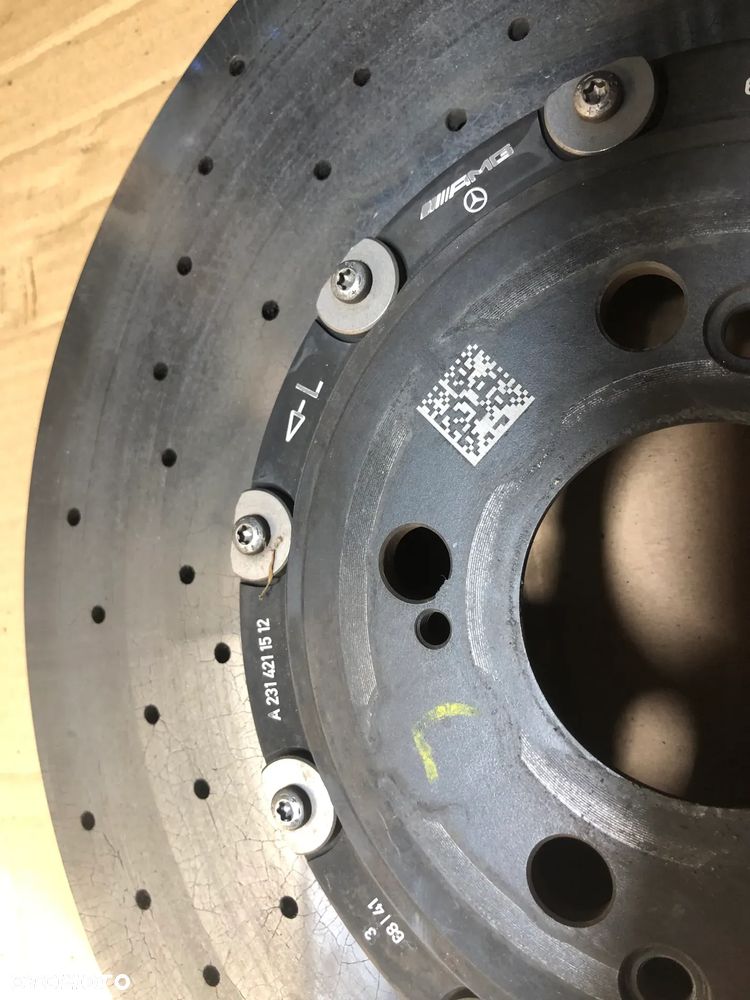 TARCZA HAMULCOWA LEWA CERAMICZNA MERCEDES A2314211512 gwa!!! - 3