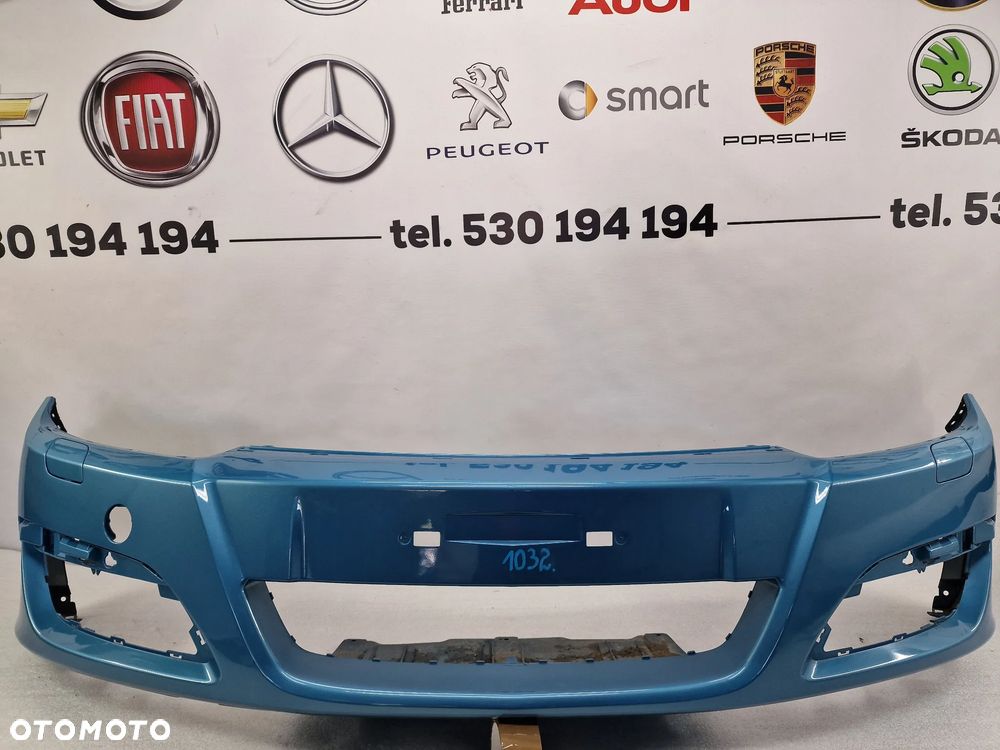 OPEL ASTRA H III 3 04- ZDERZAK PRZEDNI PRZÓD NA SPRYSKI , KOLOR BŁĘKITNY METALIK , NR AUKCJI NZ1032 - 1