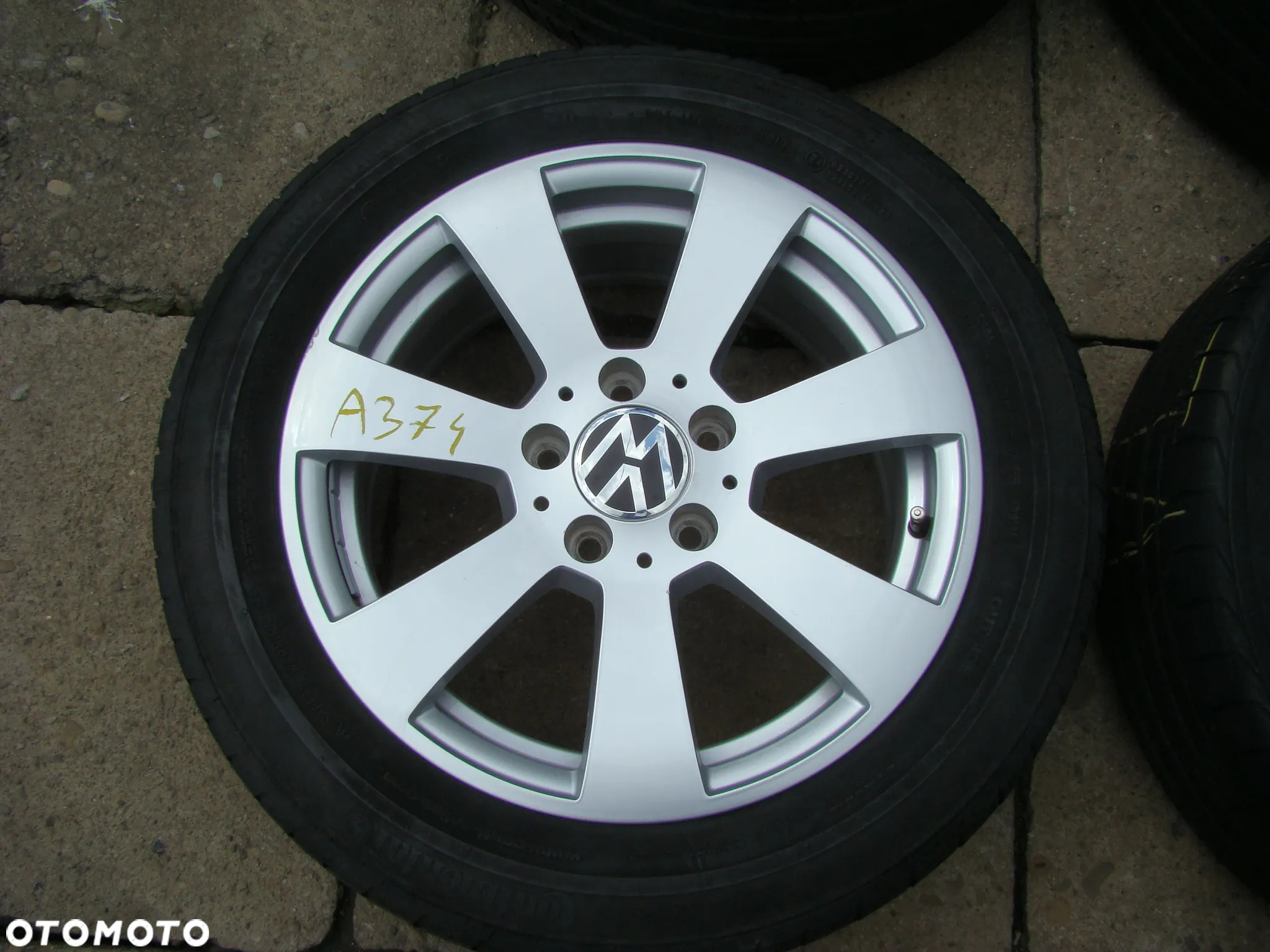 a374 5x112 VW Passat B5 B6 Golf V VI VII VIII Jetta Touran Caddy 7jx16 Lato 205/55 - 2