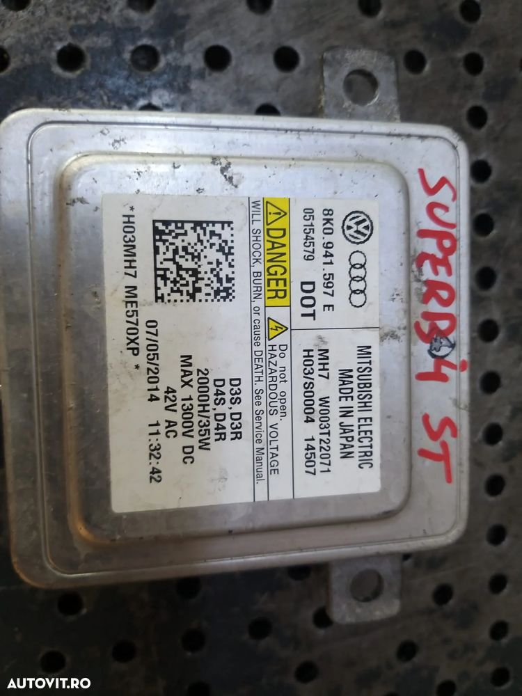 Balast xenon skoda superb 2 facelift 8k0941597e w003t22071 - 3