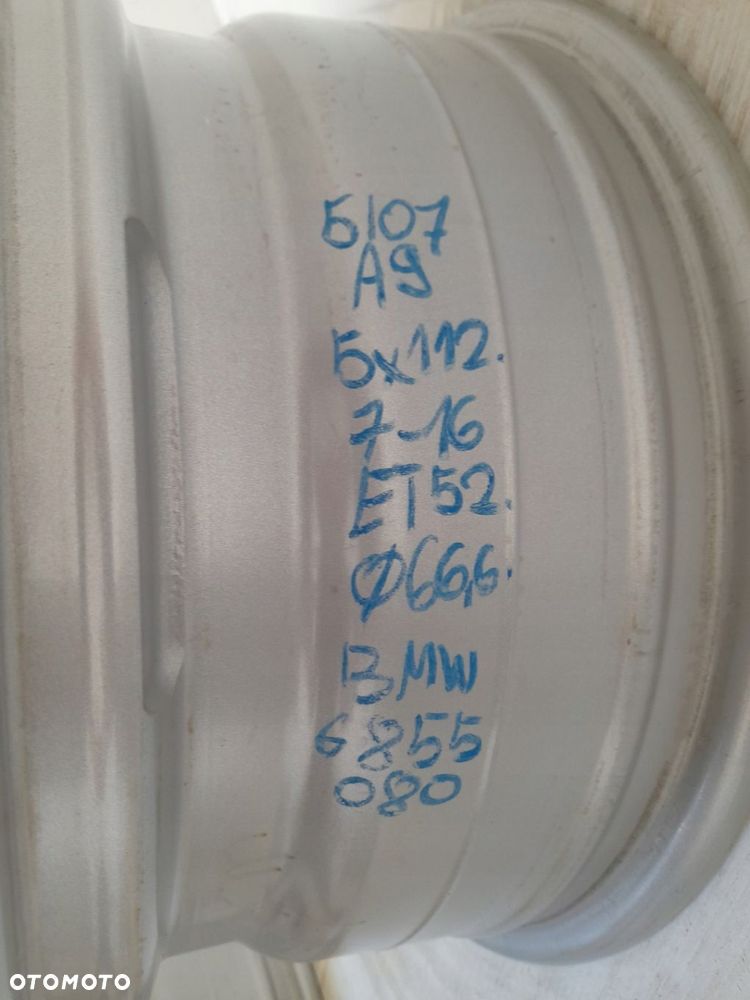 Felgi aluminiowe BMW OE 6855080 7.0" x 16" 5x112 ET52 - 6