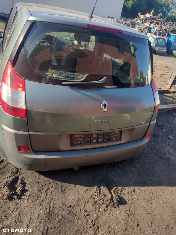 KLAPA SZYBA BAGAŻNIKA TYŁ RENAULT SCENIC 2 TED97