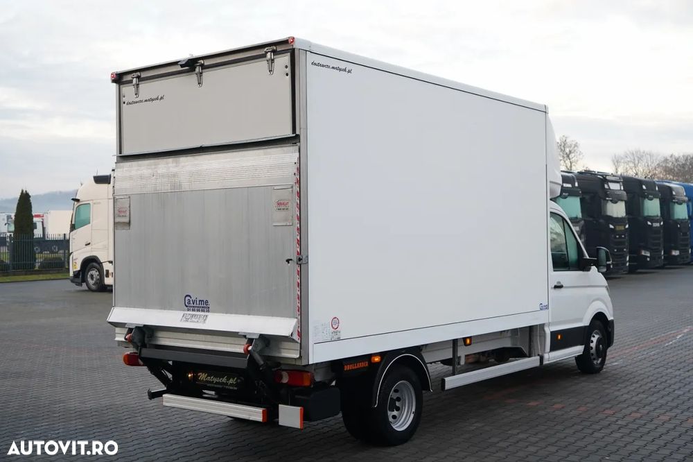 Volkswagen CRAFTER / CONTAINER / DHOLLANDIA LIFT / 2019 / TWIN / 3 LOCURI / - 6