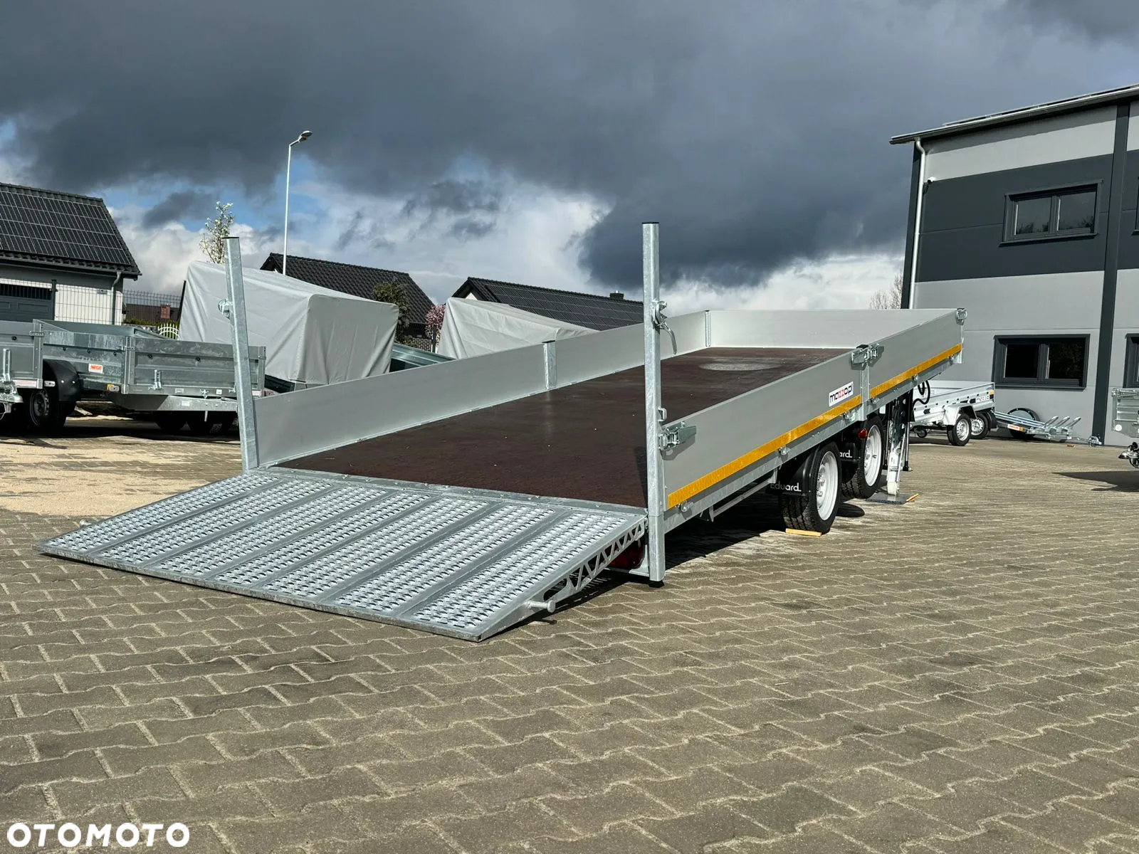 MAZZO DOSTAWA! Przyczepa PLATFORMA Eduard wym. 506x200x30cm UCHYLNA ELEKTRYCZNIE DMC 3500 kg NOWOŚĆ! - 15