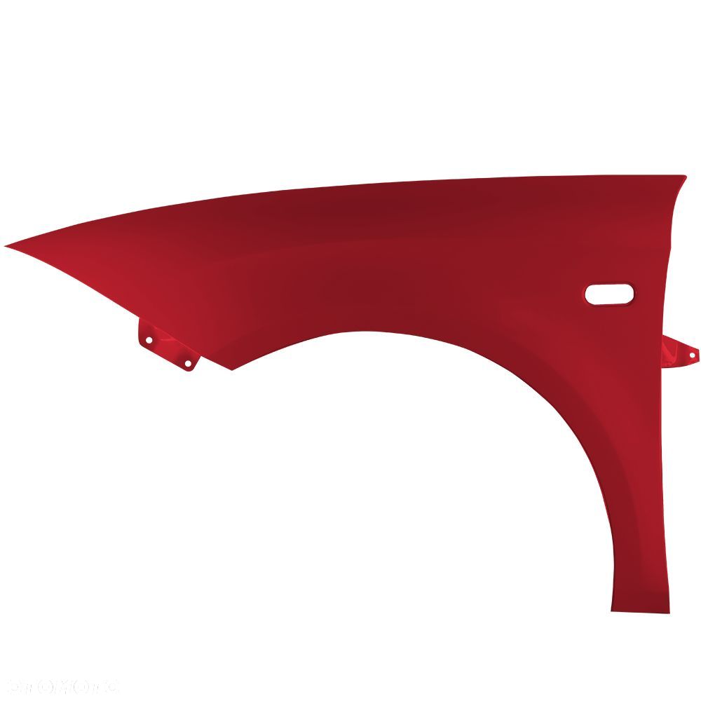 BLU Błotnik SEAT LEON II 2 1P1 LS3X lewy przód czerwony 2005-2012 RotRumbi - 2