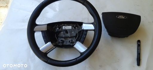 Kierownica Skóra 3M513600C z poduszką Ford Focus mk2 C-MAX 1  Elektryczny Mechanizm Hamulca ręcznego C-MAX 3M51-2B681-BB 10.2201-9901.4 - 4
