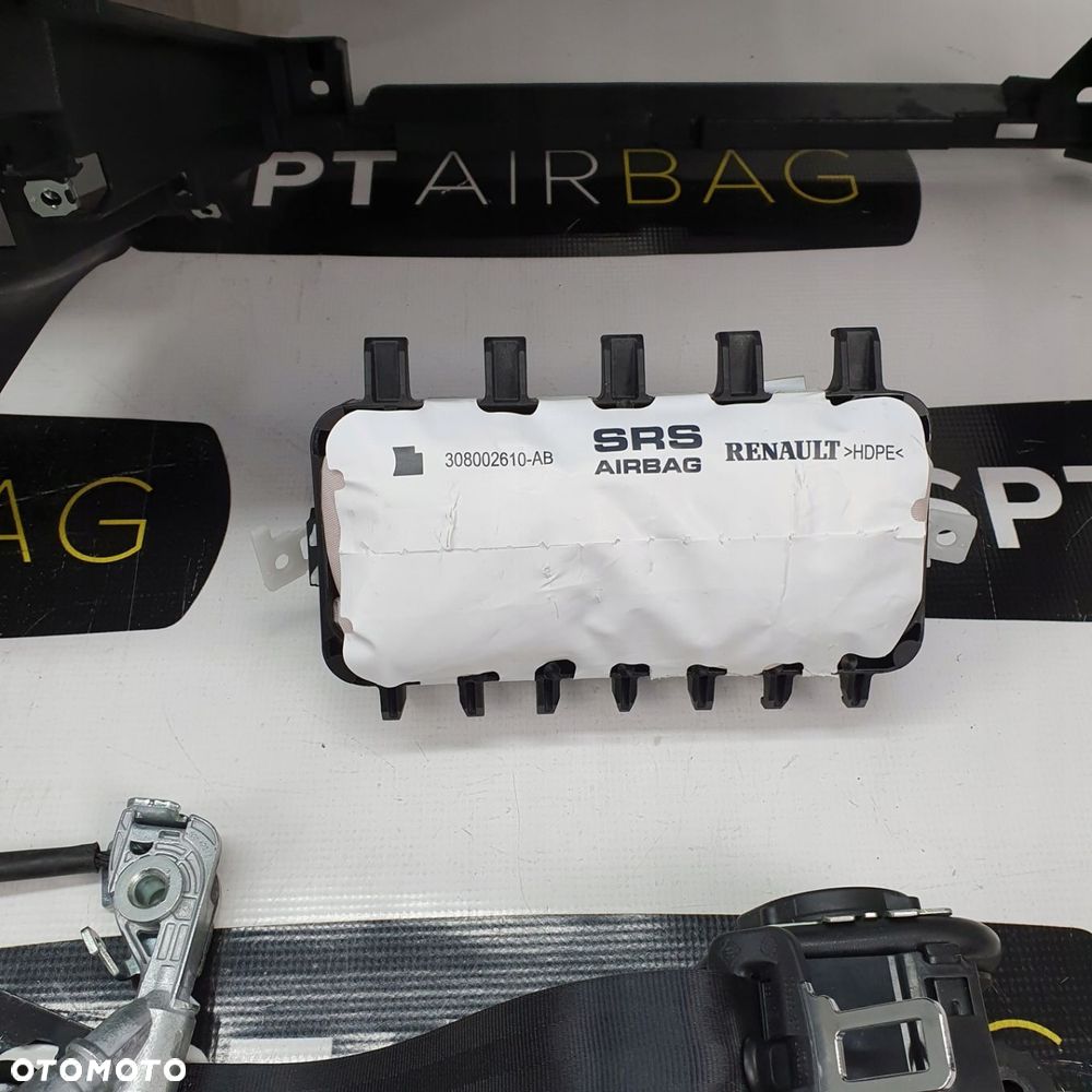 RENAULT MEGANE IV 4 DESKA ROZDZIELCZA HEAD UP START STOP KONSOLA KOKPIT PULPIT PODUSZKI AIRBAG AIR BAG PASY KIT SET - 10