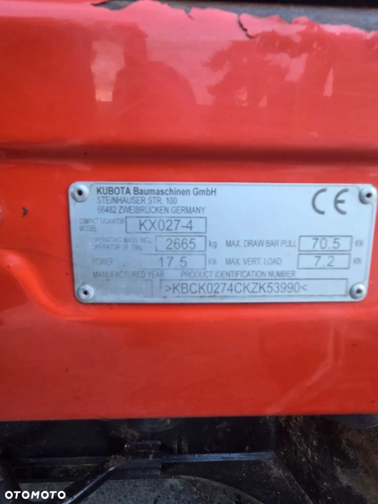 Kubota KX027-4 - 5