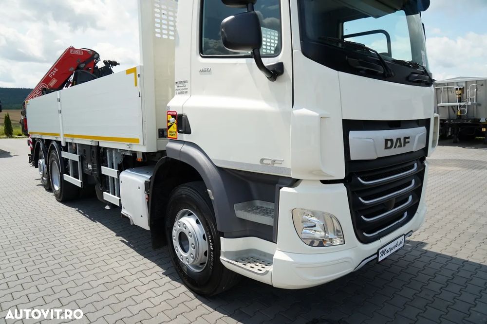 DAF CF 450 / 6x2 / LIVRARE / HDS FASSI F 245 / 6x EXTENSIE - 17 M / ROTARE / RADIOCOMANDĂ / EURO 6 / 2018 - 10