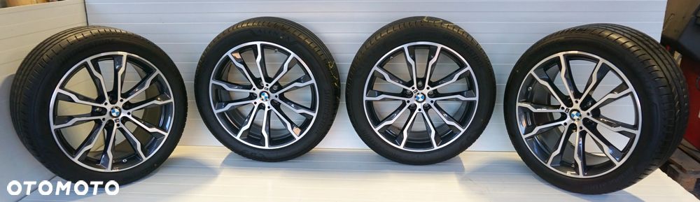 Koła 20 calowe felgi oryginalne BMW X3 8010268 8010269 Bridgestone Alenza 001 RFT * - 1
