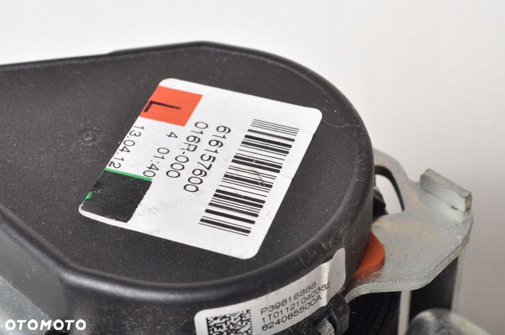 VOLVO S60 II V60 PAS BEZPIECZEŃSTWA LEWY TYŁ TYLNY 2 RZĄD 39818868 - 6