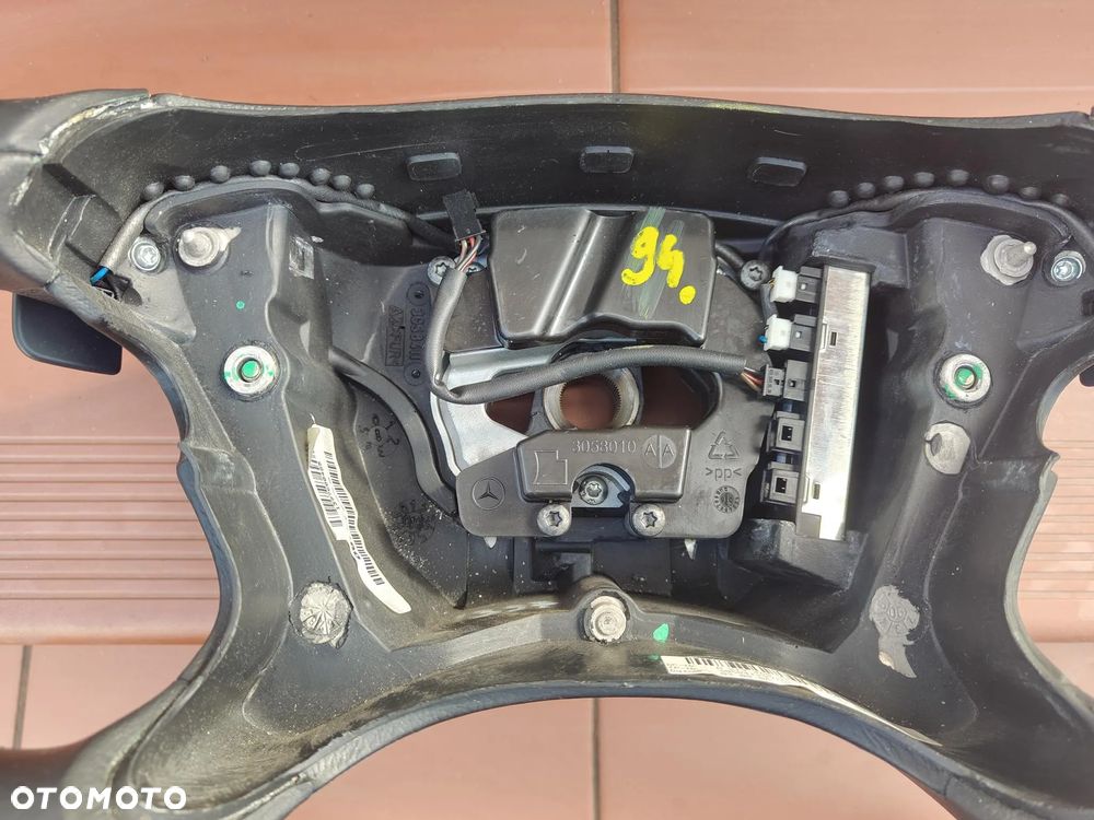 MERCEDES W209 CLK W211 LIFT W219 CLS KIEROWNICA czarna Skórzana Łopatki - 19