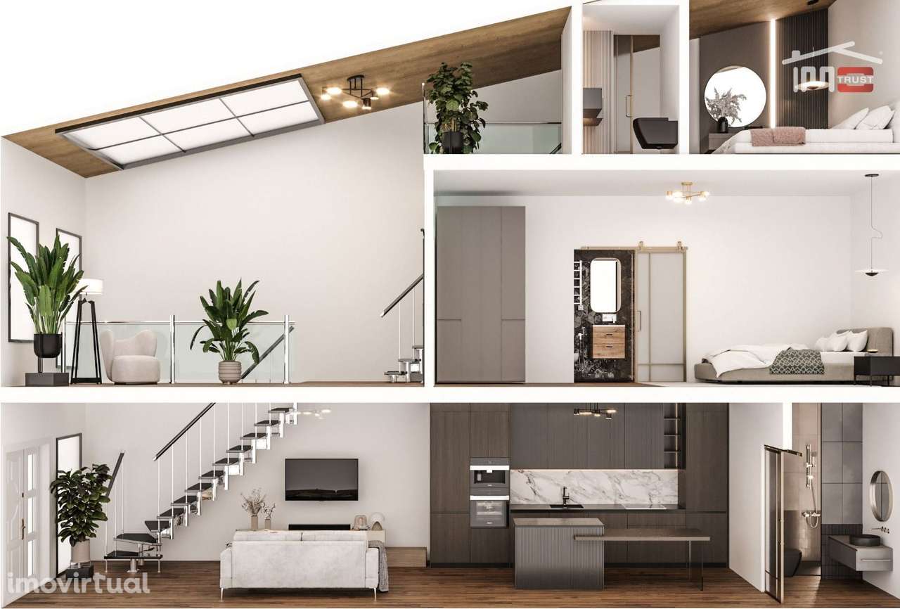 Moradia T2 com Projeto Aprovado em TOMAR já com telhado novo e isol... - Grande imagem: 2/25