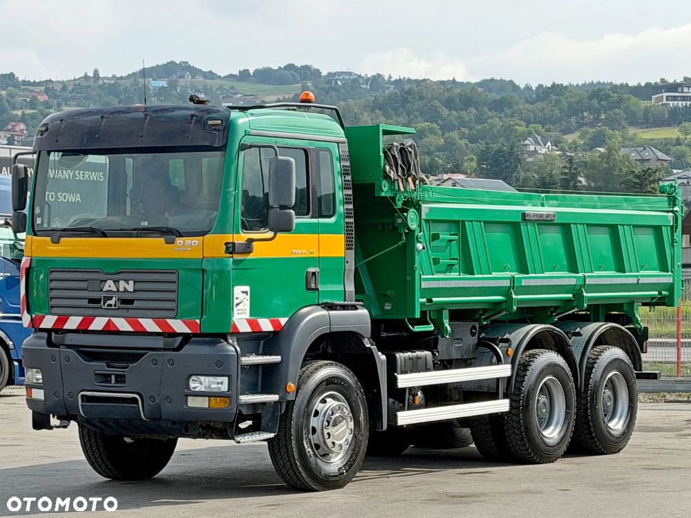 MAN TGA 33.350 * WYWROTKA 5,20 m + BORDMATIC * 6x4 * STAN BDB - 7