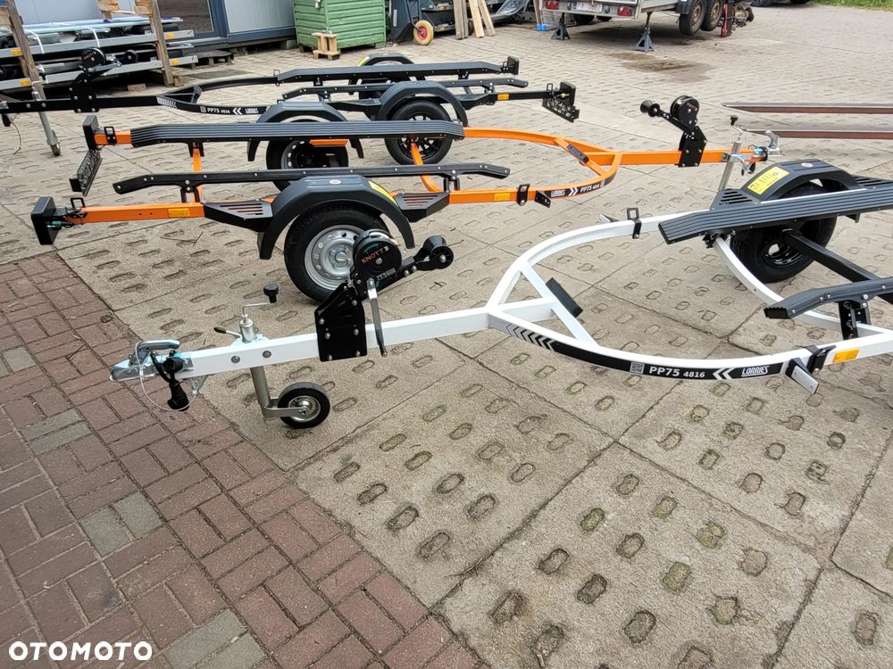 Lorries Przyczepa KOLOR JET PP-4816 pod skuter wodny odchylane światła LED  lekka - 2