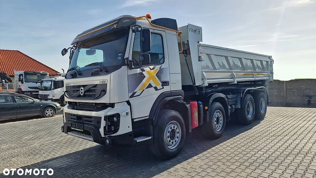 Volvo Fmx 410 8x4 Kiper Hydroburta Wywrot Nowe Opony - 3