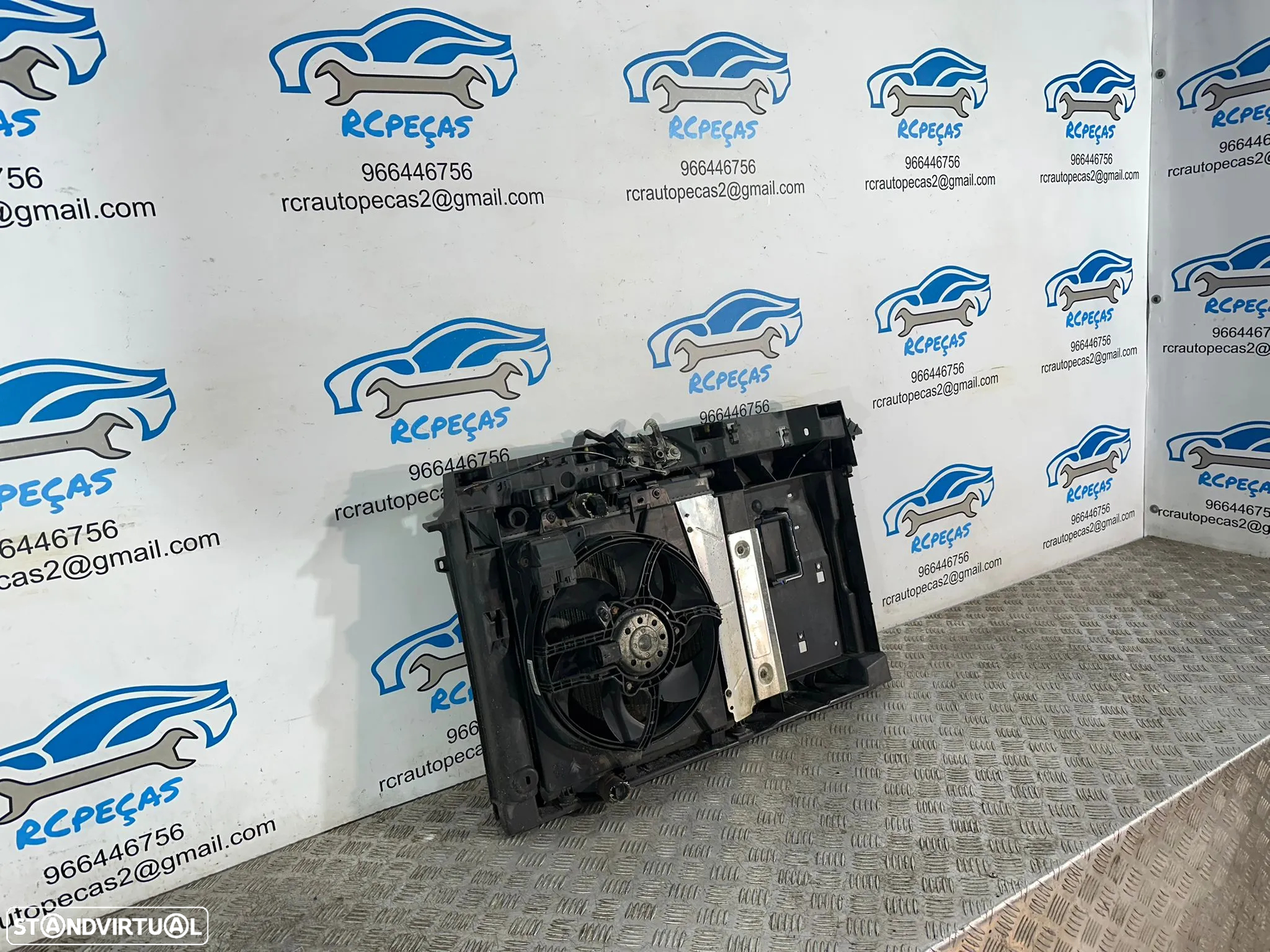 .Frente Fibra Radiadores Termoventilador Peugeot 207 1.4i 2006 - 2009 - 6