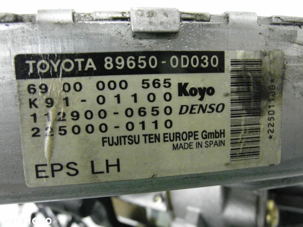 WSPOMAGANIE ELEKTRYCZNE TOYOTA YARIS I 6900000472 452000D031 896500D030 - 11