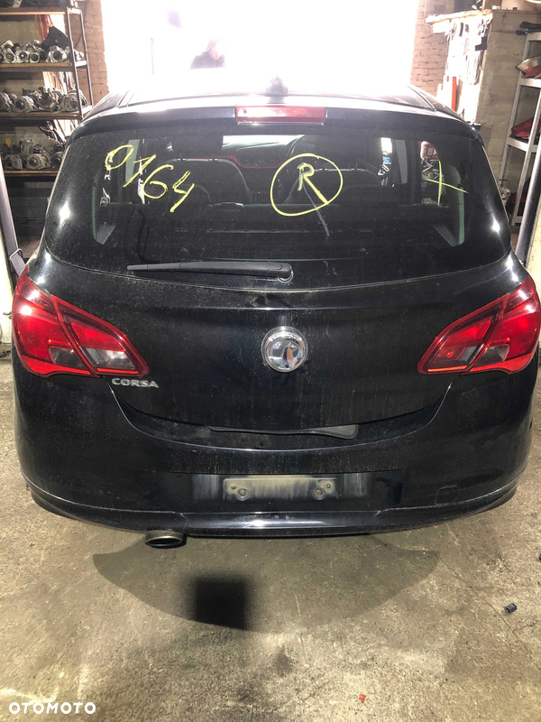 Opel Corsa E Klapa Bagażnika Kompletna + zderzak tył tylny +Lampy Z22