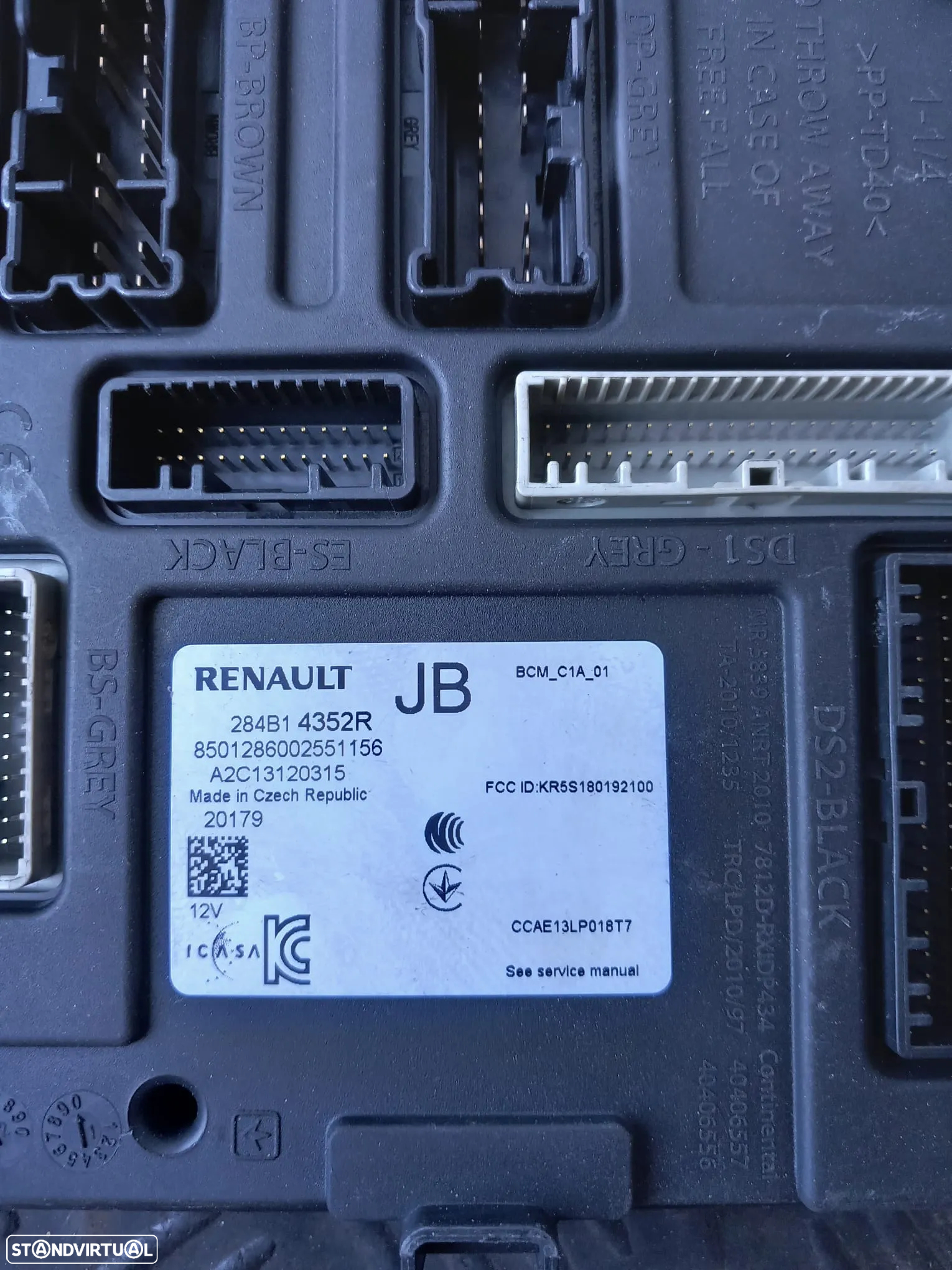KIt Imobilizador/Centralinas Renault Megane IV 1.5 DCi Ano 2021  Ref:2371043295/0281036522/487002725R-A/284B14352R/3468240103 - 3