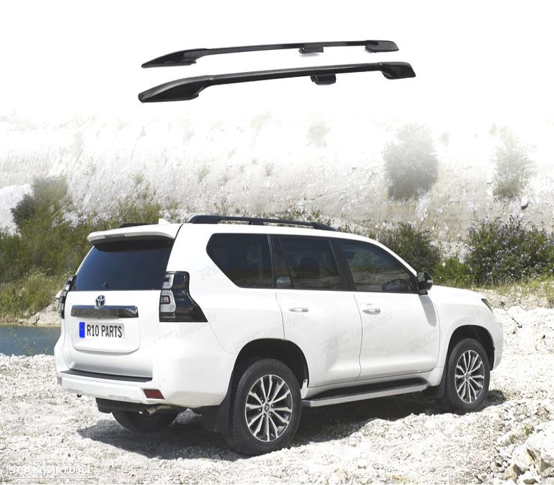 BARRAS DE TEJADILHO TOYOTA LAND CRUISER 09-23 PRETO - 1