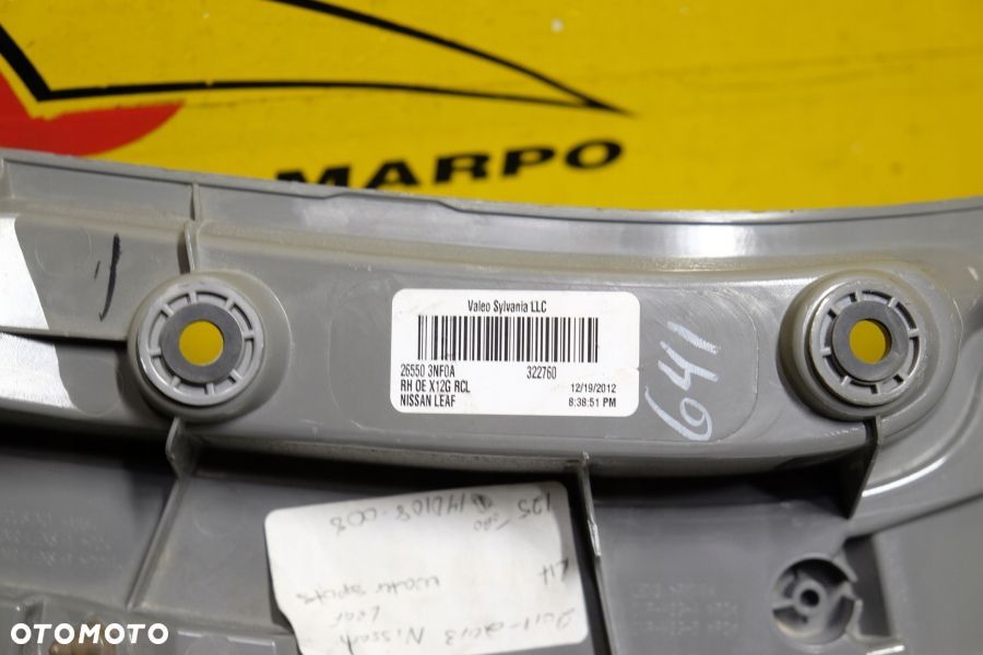 NISSAN LEAF 2013-2015 LAMPA TYŁ TYLNA PRAWA USA - 8