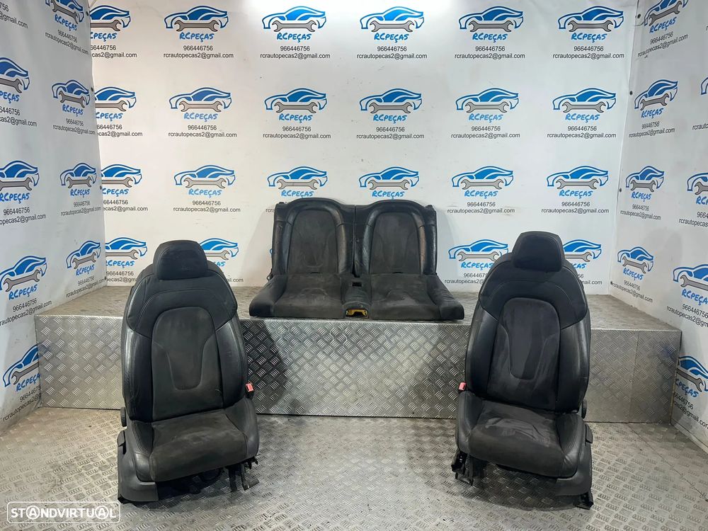 .Conjunto Bancos Originais S-Line Audi TT 8J Pele Alcantara 2006 - 2014 - 2