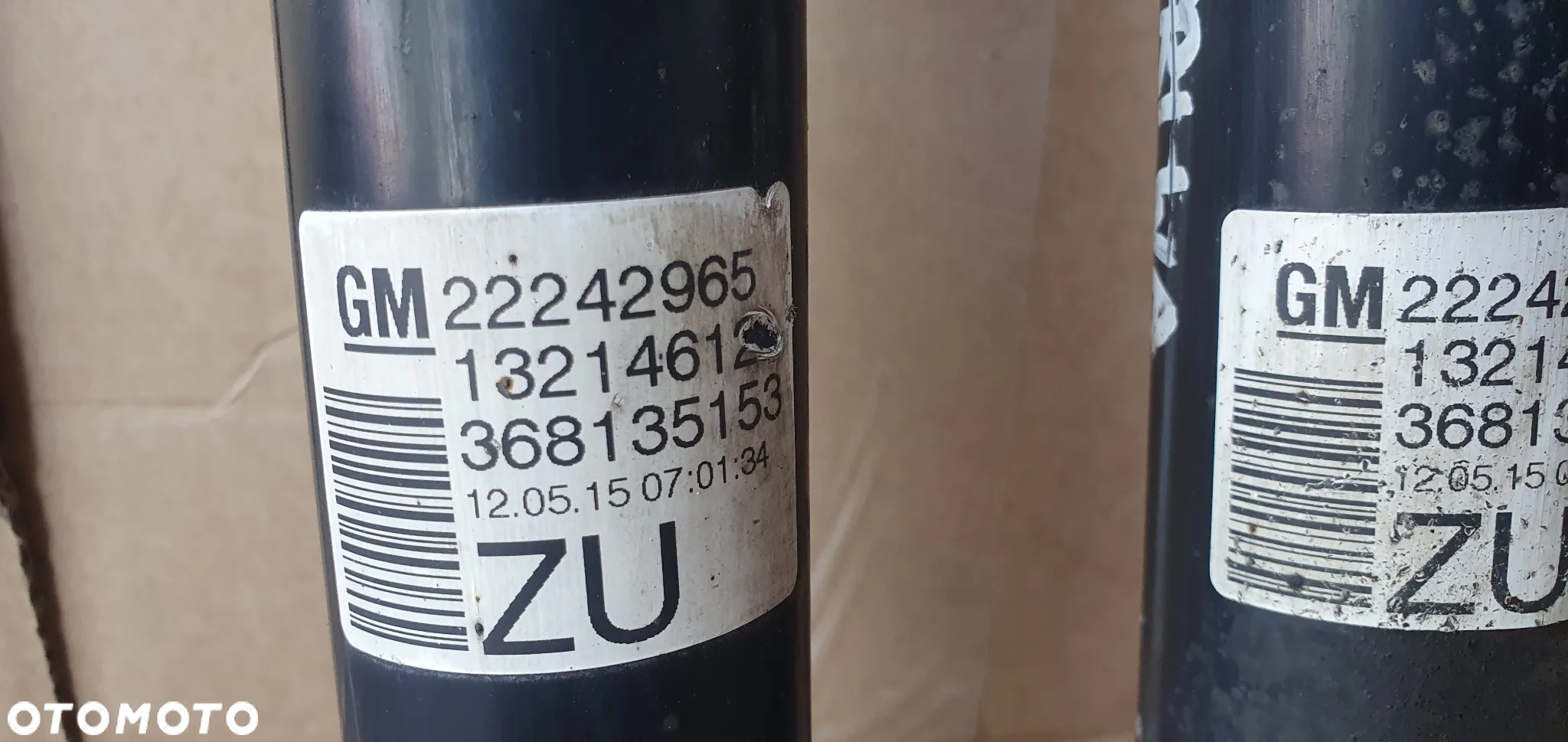 Amortyzatory amortyzator tył tylny Opel Meriva A 13214612 22242965 - 6