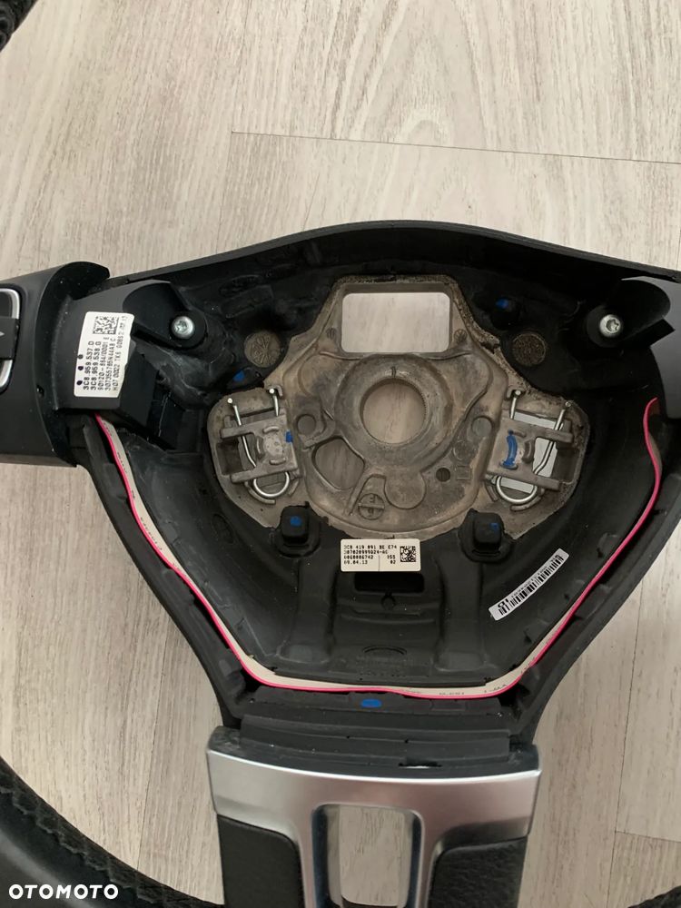 PODUSZKA POWIETRZNA KIEROWCY AIRBAG PRZÓD VW PASSAT B7 3C8880201AA kierownica skórzana 3C8419091B - 4