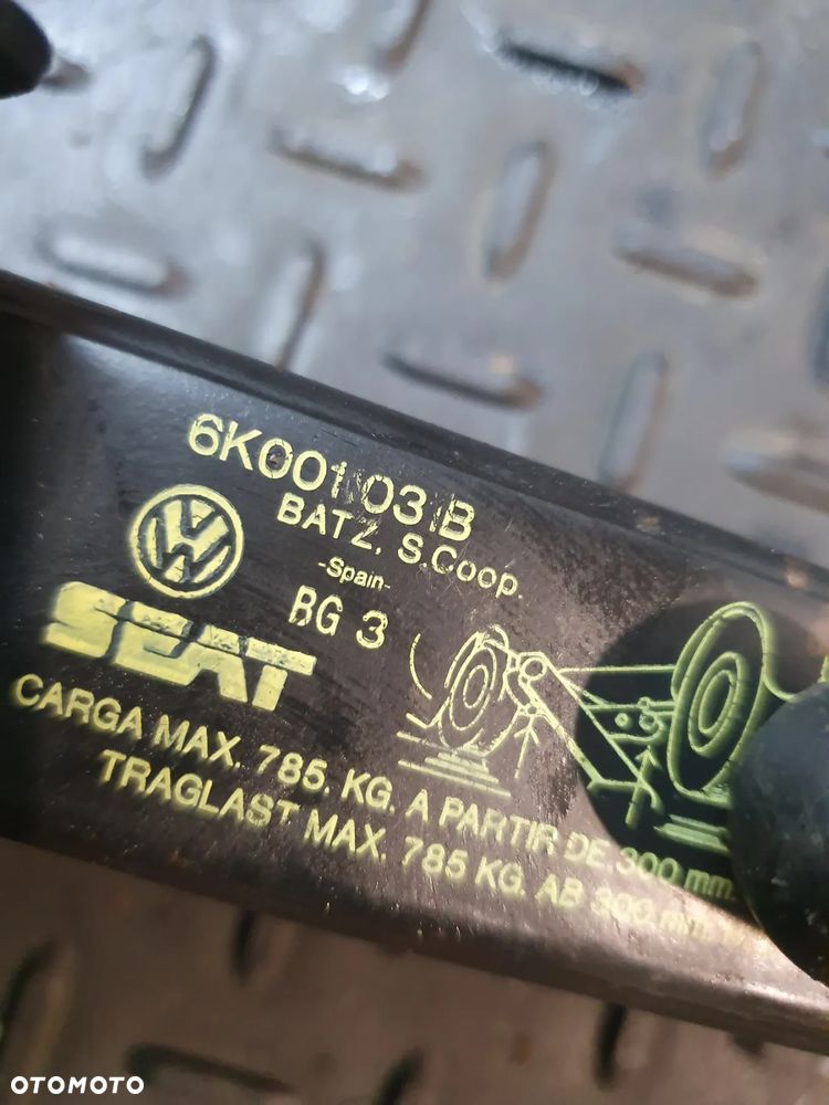 VW SEAT CORDOBA I IBIZA II LEWAREK PODNOŚNIK SAMOCHODOWY 6K0011031B 785KG ORYGINAŁ POSIADAM 5 SZT - 3
