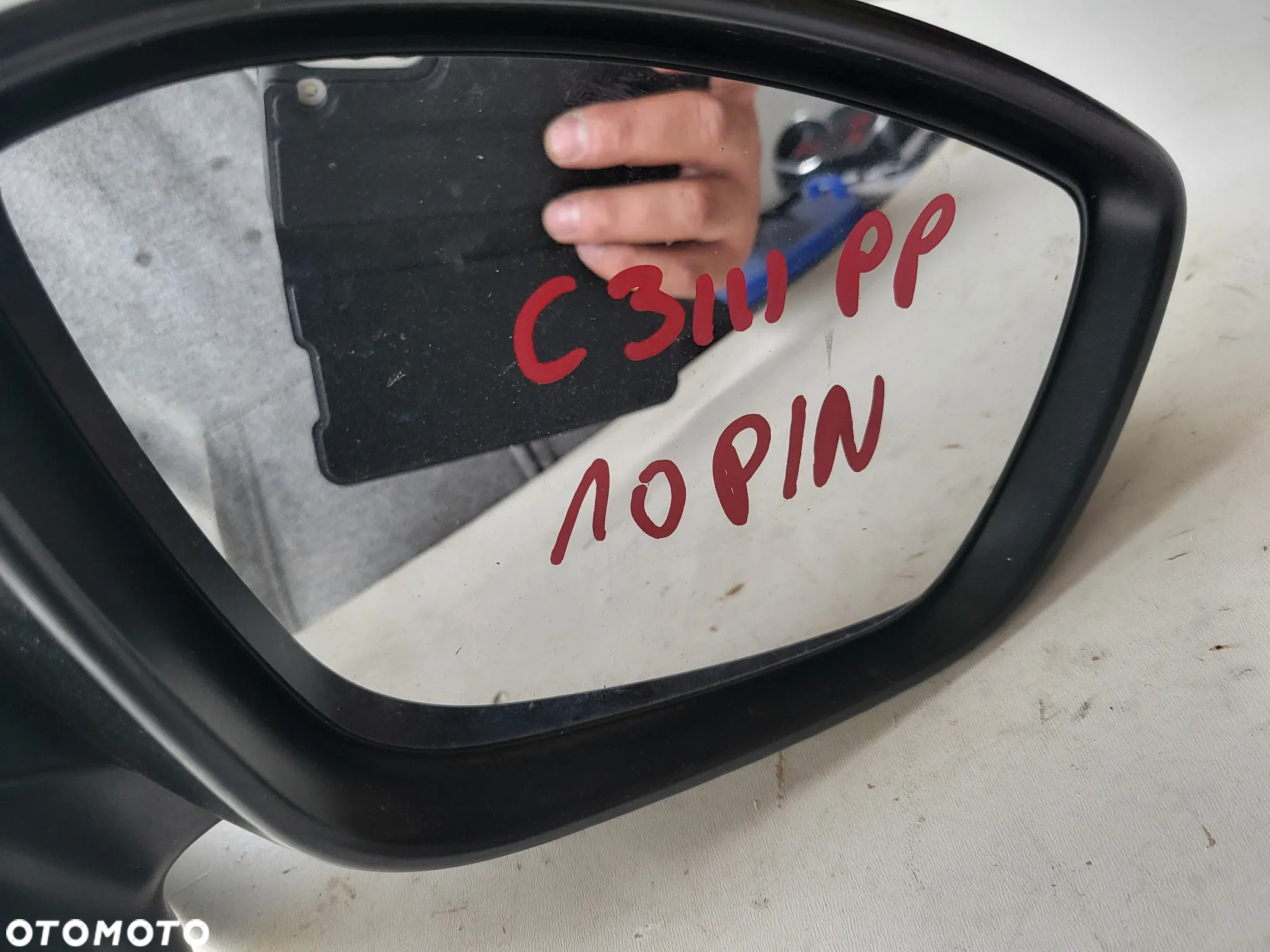 Lusterko prawe 10 PIN Citroen C3 III - 2