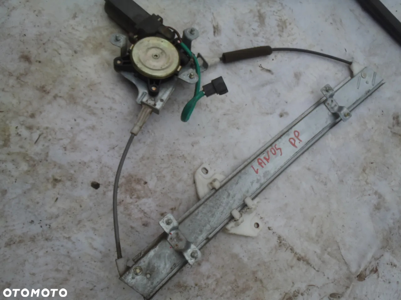 szyba uszczelka listwa klamka zamek silniczek mechanizm drzwi karoseryjna daewoo lanos - 11