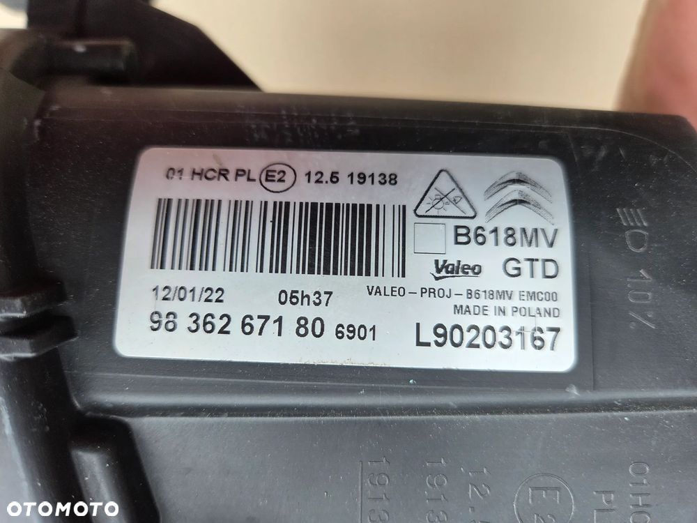 Lampa przednia lewa Full LED Citroen C3 III   9836267180 - 16