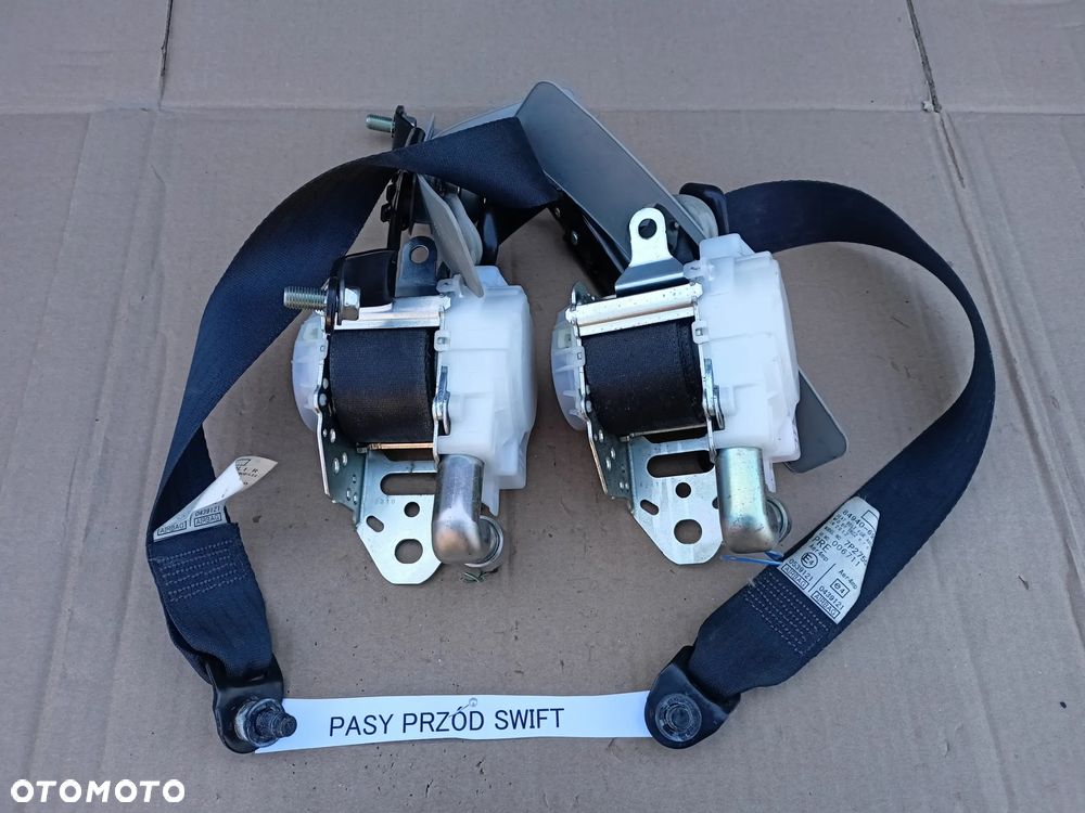 KOMPLET PASÓW pasy przód napinacze pasów lewy SUZUKI SWIFT MK7 - 1