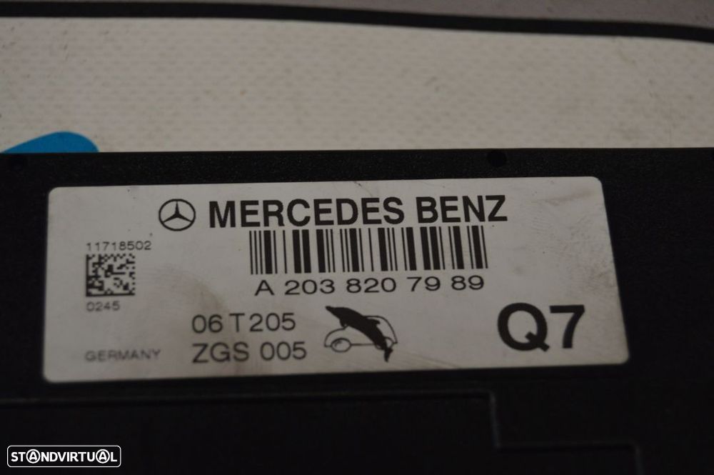ANTENA AMPLIFICADOR SINAL COLUNA A2038207989 MERCEDES BENZ CLASS C W203 220 CDI 150CV OM646963 - 12