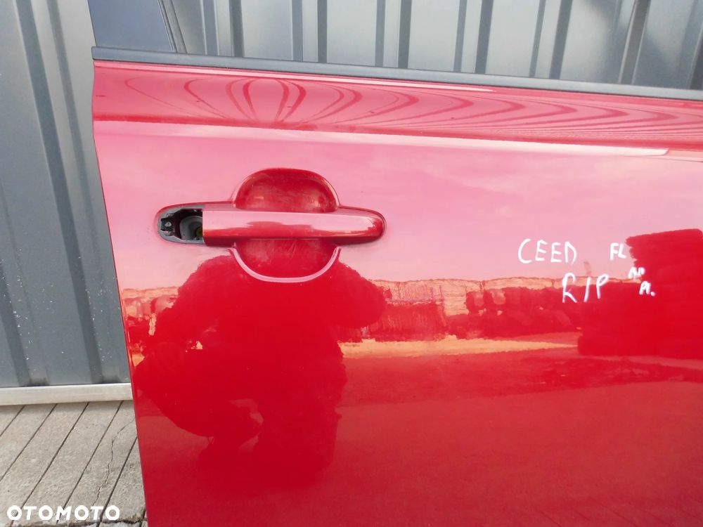 DRZWI KIA CEED LIFT PRAWE PRZEDNIE CZERWONE A0 ORYGINAŁ - 4