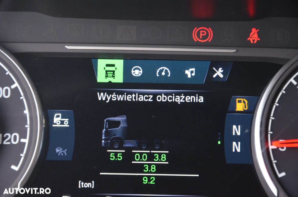 Scania S 500 / 6x2/4 PUSHER / SKÓRA / FULL LED / FULL AIR / PRZESUWANE SIODŁO / ACC / NAVI / KAMERA / ALUSY / DE 8558 - 32