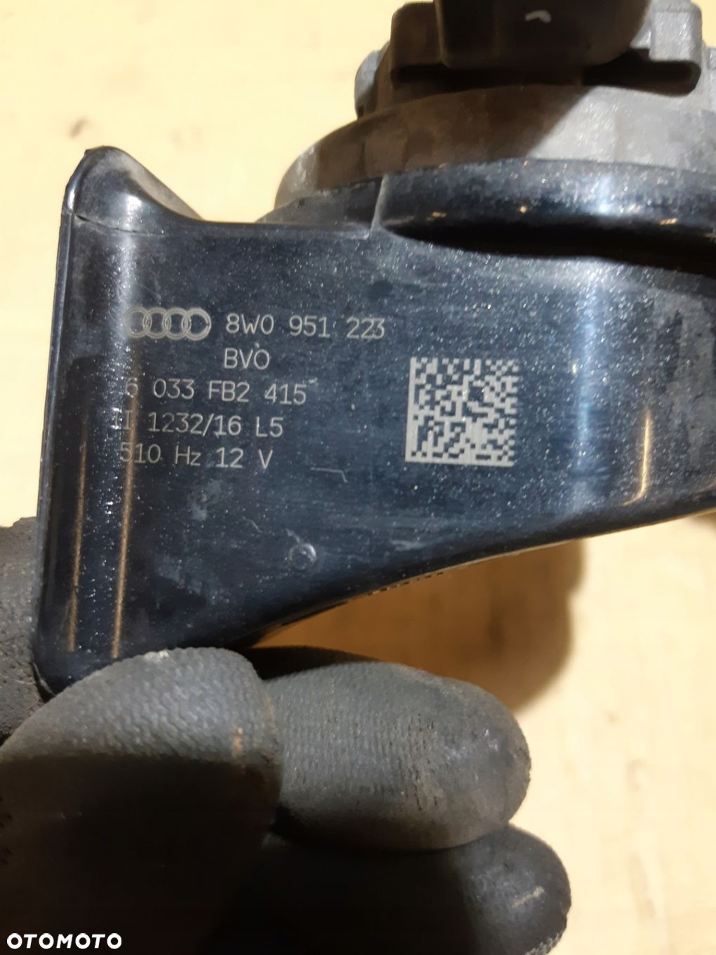 AUDI A4 B9 KLAKSON SYGNAŁ DŹWIĘKOWY LEWY PRZÓD 8W0951223 - 5