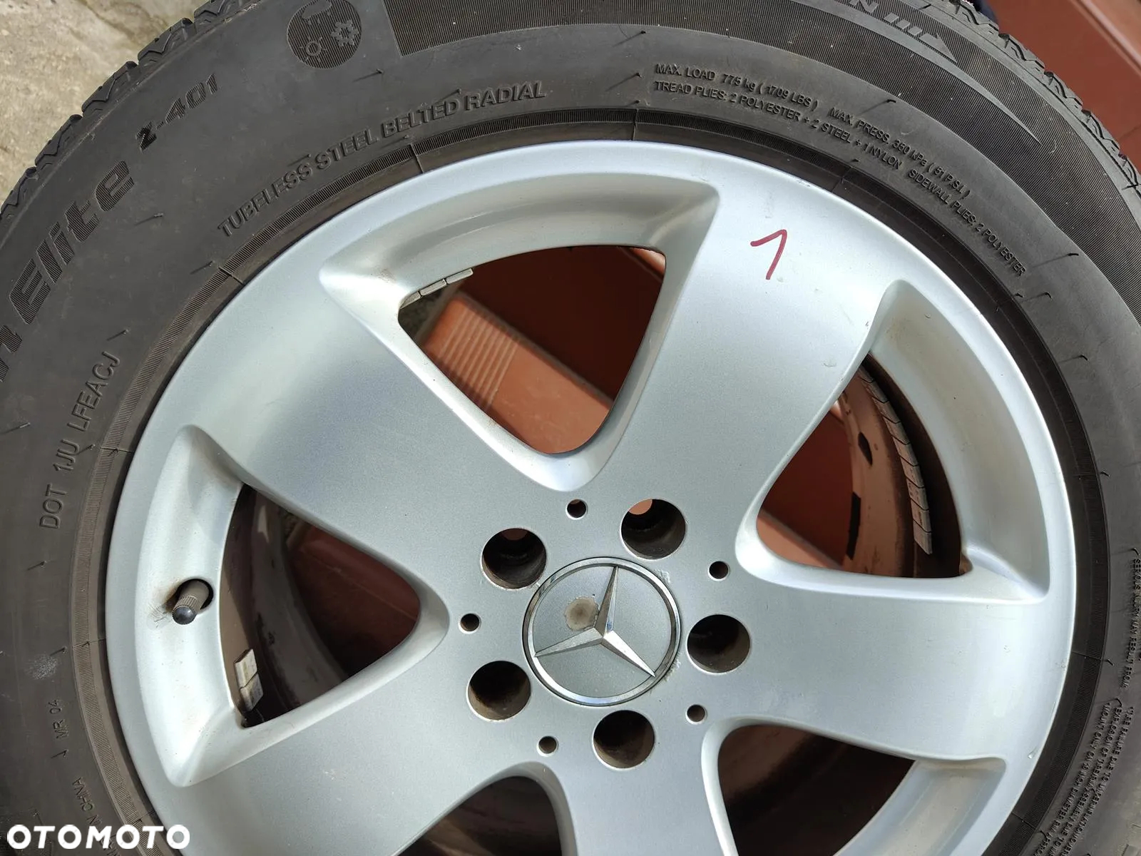 MERCEDES W211 VITO FELGI Aluminiowe Koła 16 5X112 +opony zimowe z 2023 roku - 27