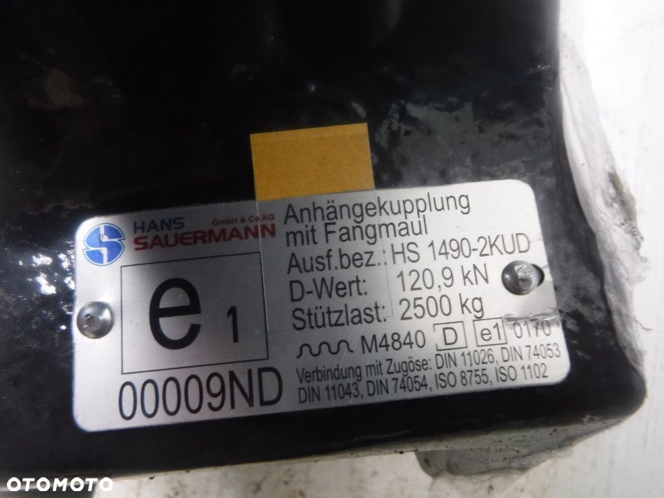 hs1490-2kud sauermann typ 390 zaczep nowy do traktora John Deere, Claas, Deutz Fahr, Kubota, Fendt, Valtra, New Holland, Same Deutz, Massey Fergusson, Case i innych - 2