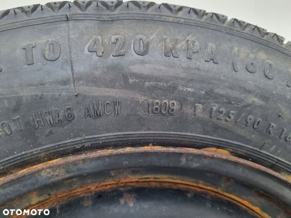 KOŁO DOJAZDOWE Ford C-Max Focus Mk2 II _ dojazdówka 125/90 R16 5x108 1S71M - 5